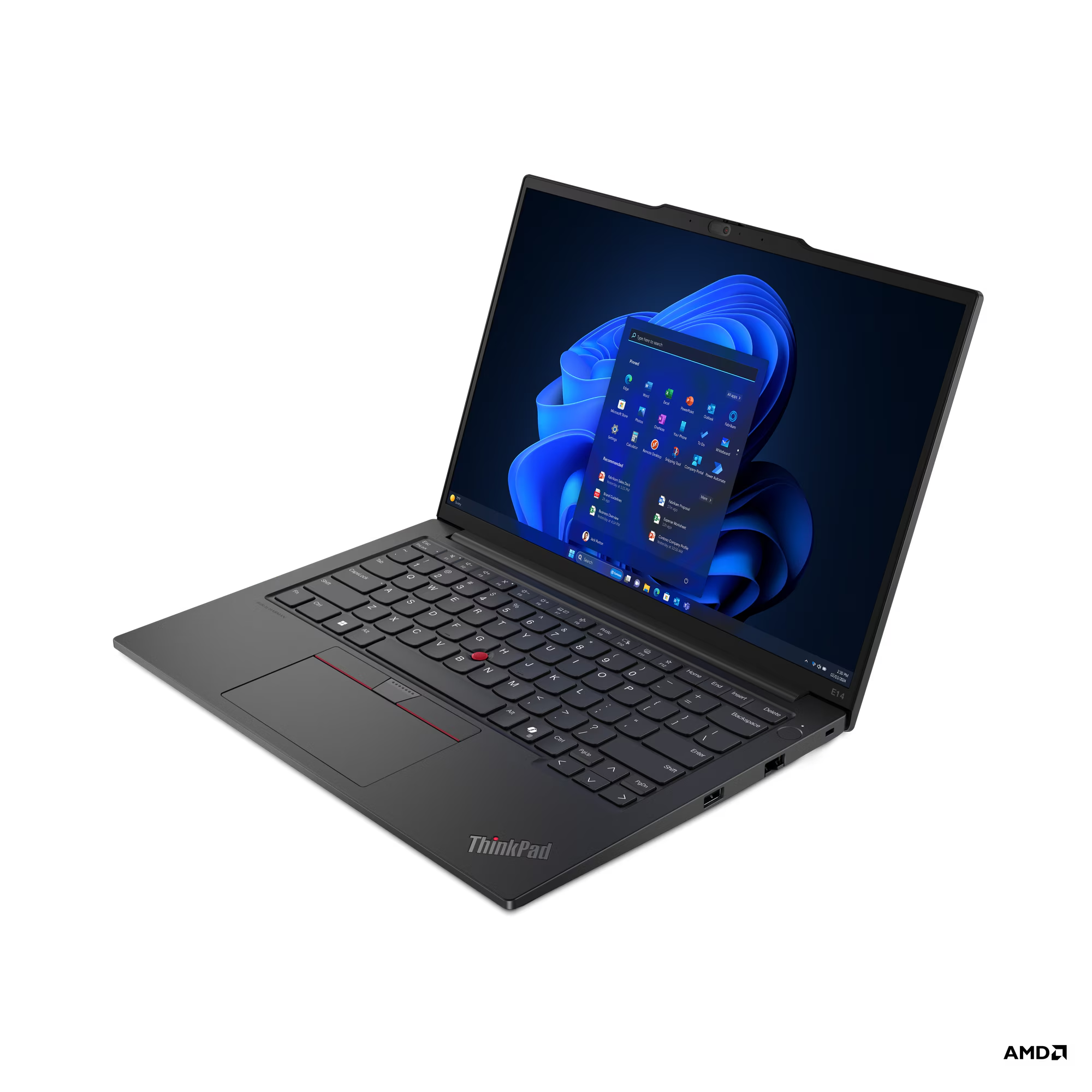 Lenovo Thinkpad E14 G6, Pantalla 14" WUXGA, AMD Ryzen™ 5 7535U 6 núcleos, 16 GB RAM, 512 GB SSD, Windows 11 Pro, W1yr