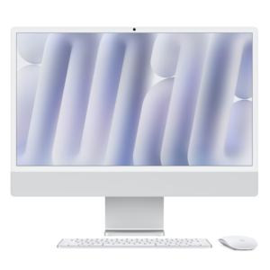 Apple iMac, Chip M4 8 núcleos, Memoria 16GB, SSD 256GB, Pantalla 24" 4.5K 4480 x 2520, macOS, Color Plata