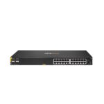 Switch Aruba 6100, 24 Puertos 1GbE Class4 PoE 370 W, 4 Port SFP+ 10GbE, administrable, Capa 2