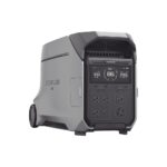 EcoFlow DELTA PRO, 4096Wh Litio LFP, 5 AC 4000W (8000W Pico), 2 USB-C 100W, Estación de Energía Portátil, Capacidad para Aumentar Respaldo, Cargador de Coche 10A a 12.6V, Conectividad WiFi y Bluetooth (App), Carga Solar 2600W Max.