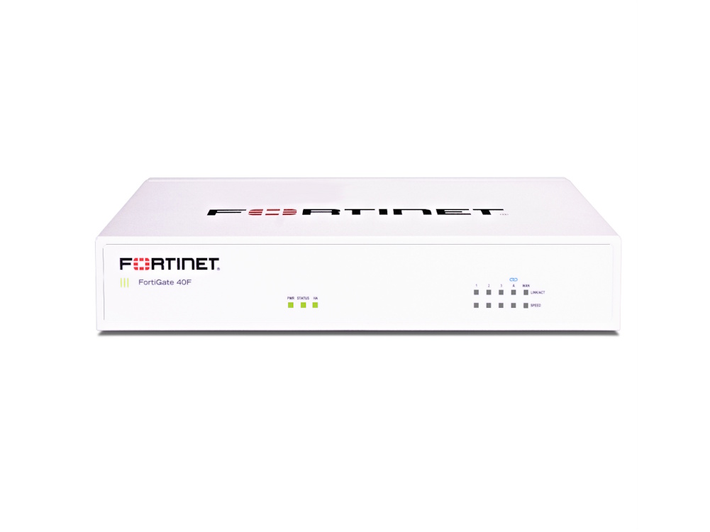 Firewall Fortinet FortiGate-40F Hardware plus 3 Year FortiCare Premium and FortiGuard Unified Threat Protection (UTP)