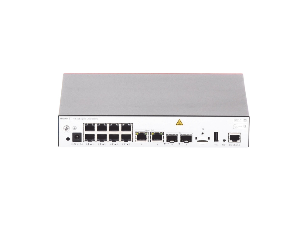 Firewall HUAWEI USG6530E HiSecEngine de 4 Gbps, para Empresas Pequeñas. Incluye Licencias por 1 Año de Threat Protection (AV, IPS, URL)