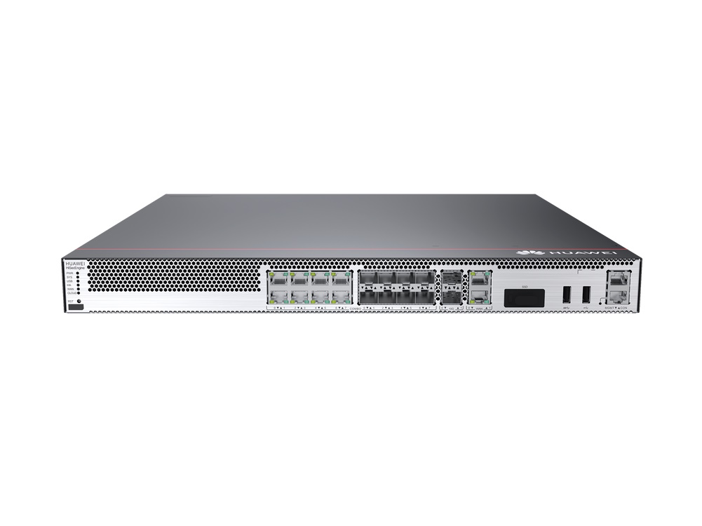 Firewall HUAWEI USG6585E HiSecEngine de 8 Gbps, para Empresas Medianas. Incluye: Licencias por 1 Año de Threat Protection (AV, IPS, URL)