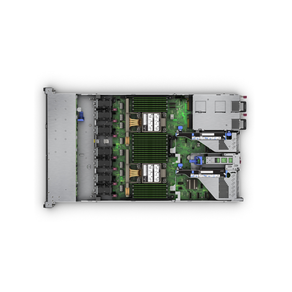 Servidor HPE ProLiant DL360 Gen11, Xeon Silver 4410Y 12-Core 2.0GHz, Ram 64GB, SSD 2x 960GB, Fuente 2x 1000W, 3yr - Imagen 2