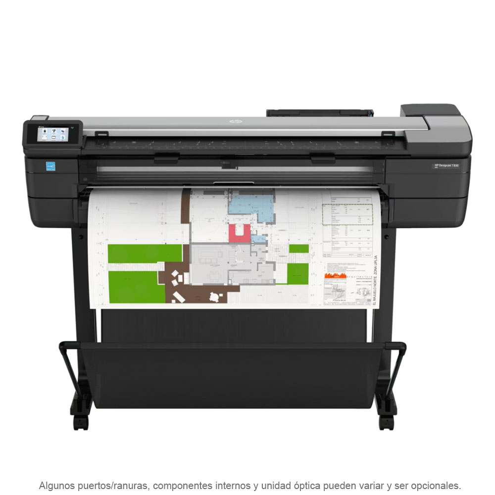 Plotter HP DesignJet T830, 36" Multifunción Inyección de Tinta Térmica, Memoria 1 GB, Resolución 2400x1200 dpi, Gigabit Ethernet (1000Base-T), Wi-Fi 802.11b/g/n