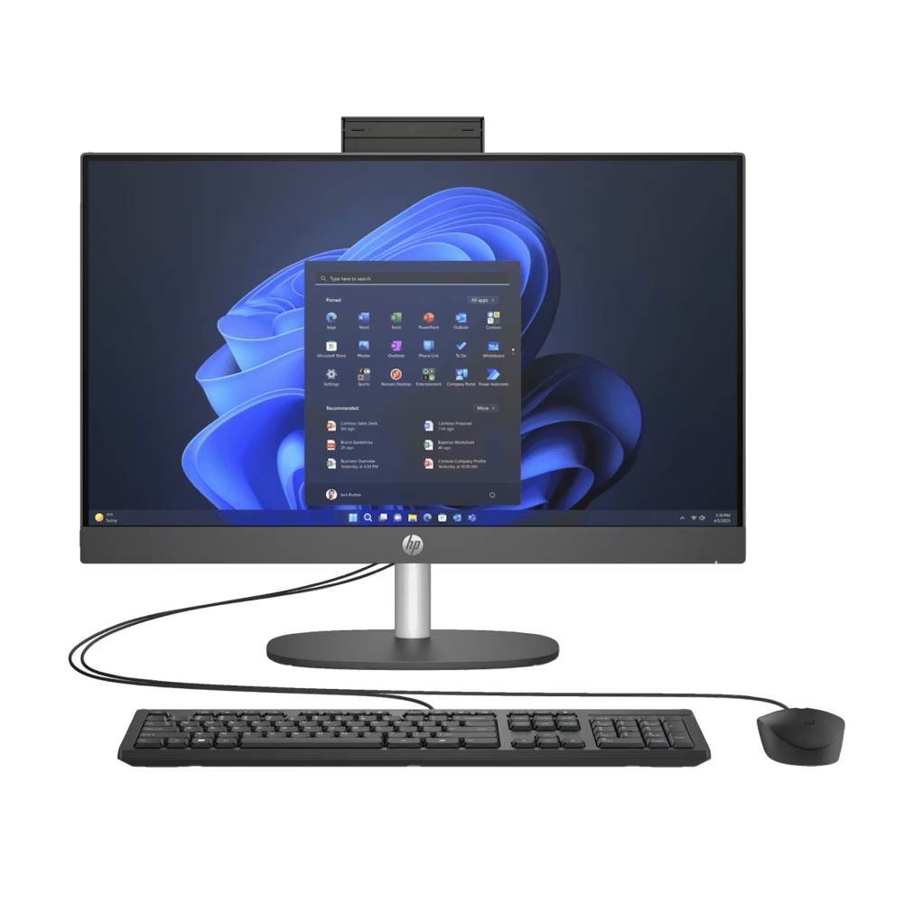 HP ProOne 240 G10 AIO, Pantalla 23.8" FHD, Intel Core i3-N300 8núcleos, Ram 8GB, SSD 256GB, Windows 11 Pro, W1yr
