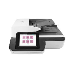 Escáner HP ScanJet Enterprise Flow N9120 fn2, A3 Hasta 11.7 x 34 pulg, Cama plana y ADF, Resolución 600 ppi, 12,000 páginas, RJ-45, USB, W1yr