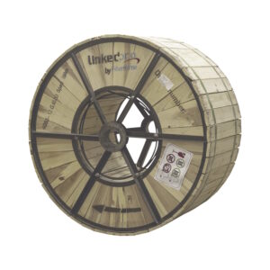 Carrete de 4 km de Fibra Óptica Aérea (ADSS) G.652D, Monomodo de 12 Hilos, Exterior, Span 200, Loose Tube
