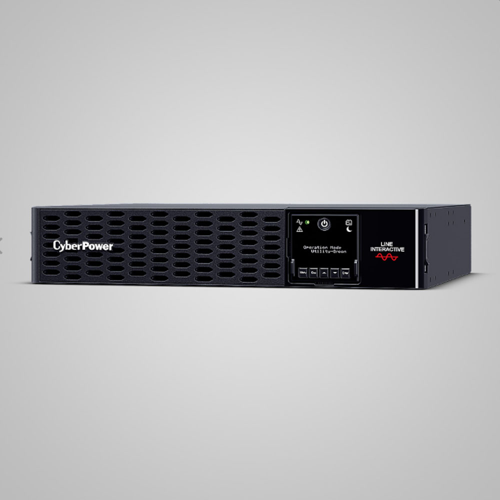 CyberPower UPS interactiva Smart App Sinewave PR3000RT2U - 3kVA/3kW - 2U Convertible en torre/rack, AVR, Voltaje 120V, NEMA L5-30P, Contactos: 8 x NEMA 5-20R, 1 x NEMA L5-30R, W3y