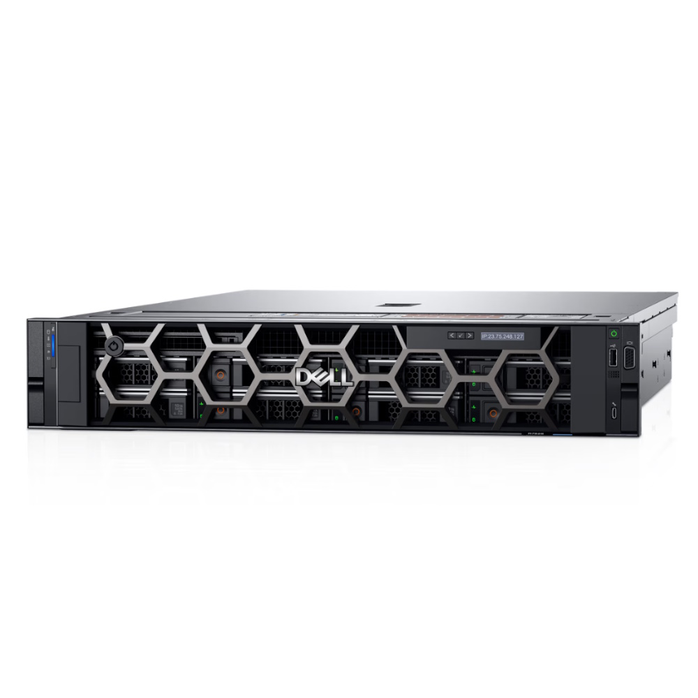 Servidor Dell PowerEdge R7525, Chassis 12x3.5", (2) Procesador AMD EPYC 7313 3.0GHz 16Core, Ram 32GB, SSD 480GB, PERC H755, Fuente (2) 800W, iDRAC9 Enterprise 15G, BOSS controller card + with 2 M.2 Sticks 240G (RAID 1), 3 Años de Garantia Prosupport 7X24