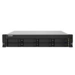 Nas Qnap TS-832PXU-RP, Procesador ARM Cortex-A57 4 núcleos 1.7 GHz, Ram 4GB, Rack 8 x SATA 3.5", 2 PTO 2.5 GBE / 2 PTO 10 GBE, Fuente 2x 250W, W1yr