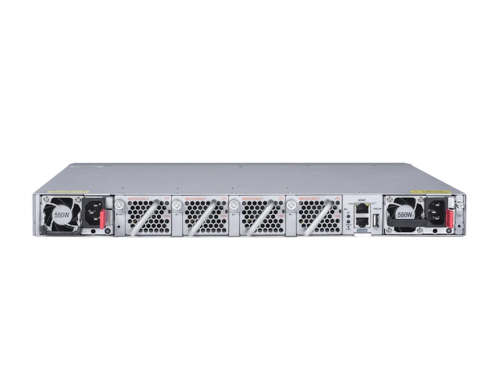 Switch DCI, RUIJIE RG-S6510-48VS8CQ para Data Center, 48 Puertos SFP28 25G, 8 Puertos QSFP28 100G, con capacidad RDMA para Redes de Centros de Datos con Baja Latencia y sin Pérdida de Paquetes - Imagen 2