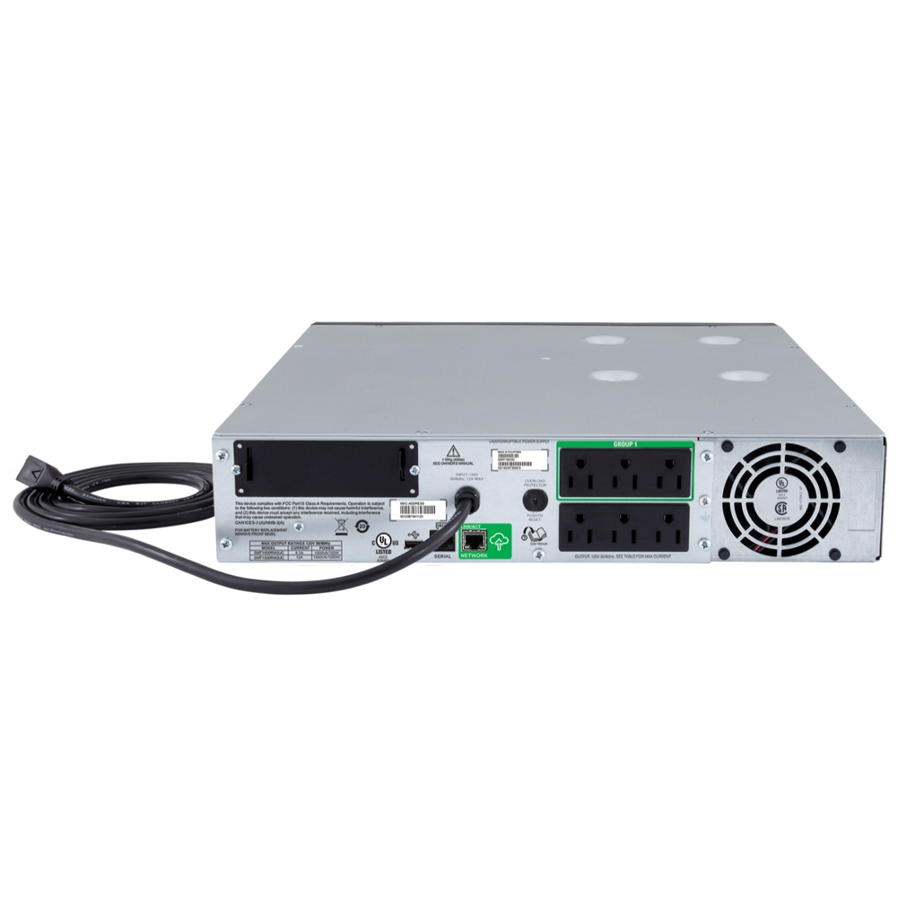 APC UPS interactiva 1kVA (1000 VA) / 700 W, Rack 2u, 120V, Contactos 6 NEMA 5-15R, W3yr - Imagen 2