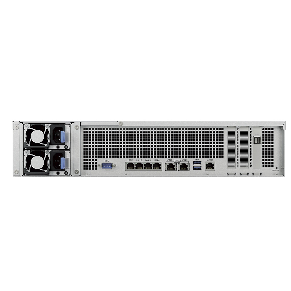 Synology SA3410, Intel Xeon D-1541 8 Nucleos, Ram 16 GB, Bahías 12, Red 4 Port RJ-45 1GbE + 2 Port RJ-45 10GbE, Mini-SAS HD, Fuente 2x 550W, 5yr - Imagen 2