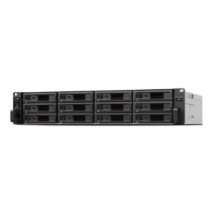 Synology SA3410, Intel Xeon D-1541 8 Nucleos, Ram 16 GB, Bahías 12, Red 4 Port RJ-45 1GbE + 2 Port RJ-45 10GbE, Mini-SAS HD, Fuente 2x 550W, 5yr