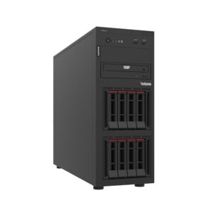 Servidor Lenovo ThinkSystem ST250 V3, Chassis 8x 2.5", Intel Xeon E-2468 8Core 2.6GHz, Ram 32GB, RAID 5350-8i PCIe 12Gb, Red 4port 1Gb, Fuente 2x 800W, 3yr