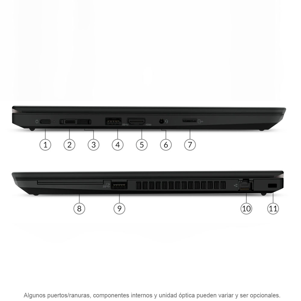 Lenovo ThinkPad T14, 14" FHD, i5-1135G7, 8GB, SSD 512GB, Wi-Fi 6 (802.11ax), Windows 10 Pro, W3y - Imagen 2