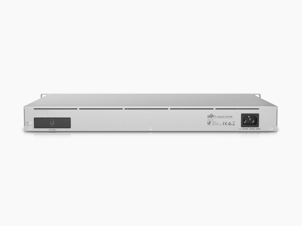 Ubiquiti USW-ENTERPRISE-24-POE UniFi Switch Empresarial, Capa 3, 24 puertos PoE 802.3af/at (12 puertos 2.5G y 12 puertos 1G) + 2 puertos 1/10G SFP+, 400Watts, pantalla informativa - Imagen 2