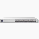 Ubiquiti USW-PRO-AGGREGATION Switch UniFi PRO Aggregation, Capa 3, Fibra Óptica 28 puertos SFP+ (10G) y 4 puertos SFP28 (25G), pantalla informativa