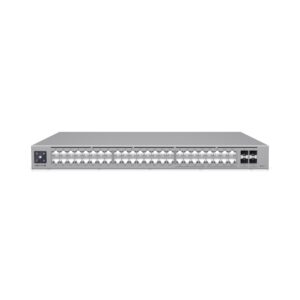 UniFi Switch Pro Max 48 POE, con funciones capa 3, 48 puertos (16 puertos 2.5 GbE (8 POE++ y 8 POE+) y 32 puertos 1 GbE (24 POE+ y 8 POE++)), 2 puertos SFP+ 10G, POE++ 720W