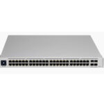 Ubiquiti Switch UniFi USW-Pro-48-POE Gen2, Capa 3 de 48 puertos PoE 802.3at/bt + 4 puertos 1/10G SFP+, 600W, pantalla informativa