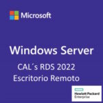 CAL´s Paq. 5 User CAL RDS (escritorio remoto) Windows Server 2022, incluye llave. Servidores HPE
